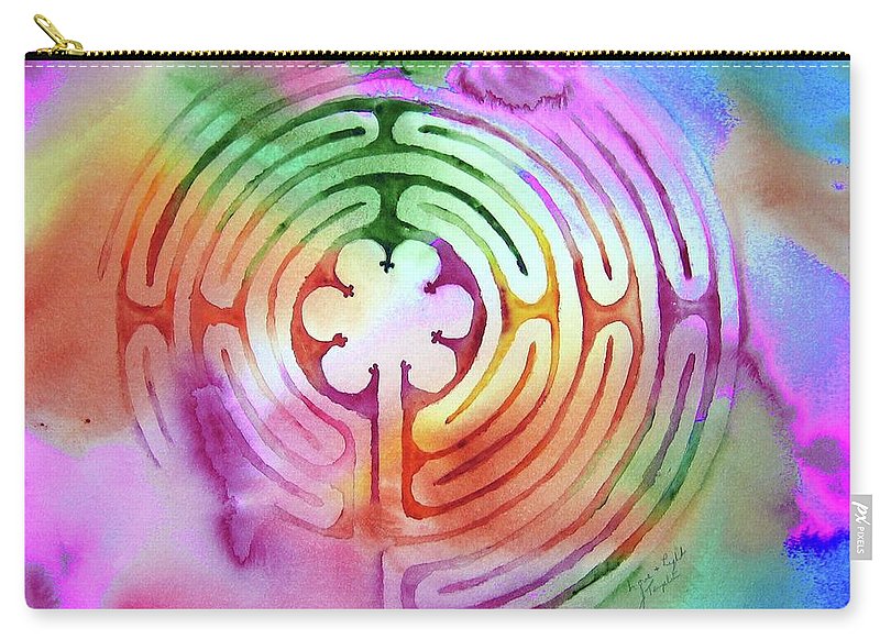 Raninbow Labyrinth Watercolour  - Carry-All Pouch