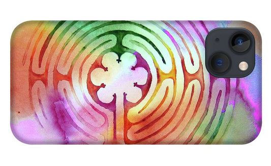 Raninbow Labyrinth Watercolour  - Phone Case