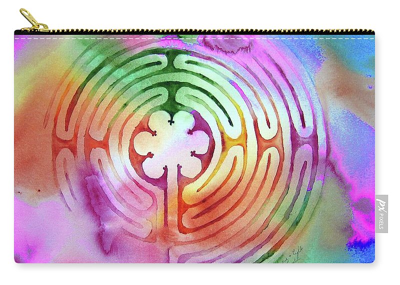 Raninbow Labyrinth Watercolour  - Carry-All Pouch