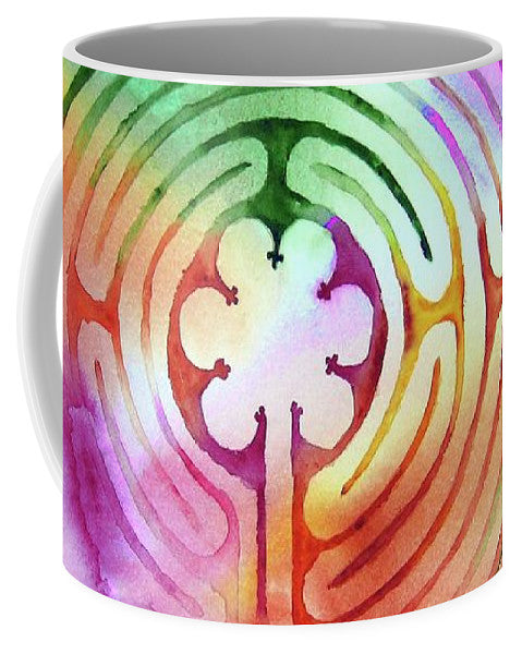 Raninbow Labyrinth Watercolour  - Mug